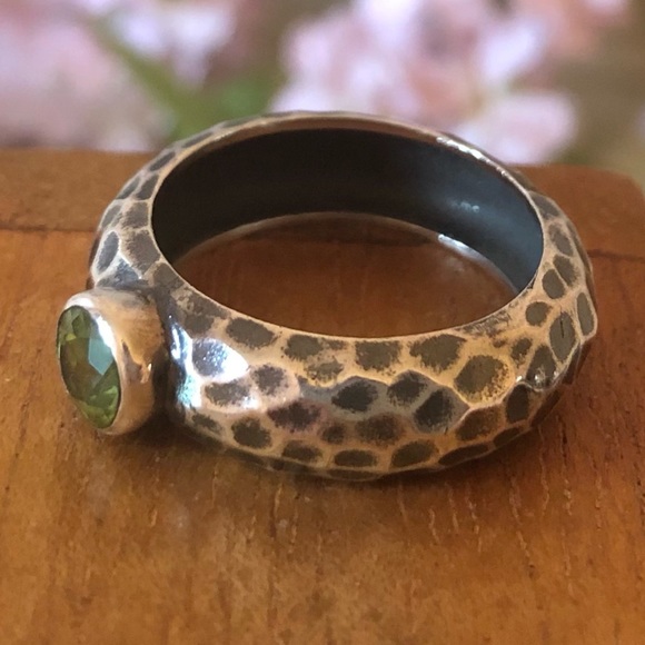 Vintage Silpada Sterling Silver and Peridot Ring R1416 Size 7 - Picture 10 of 10